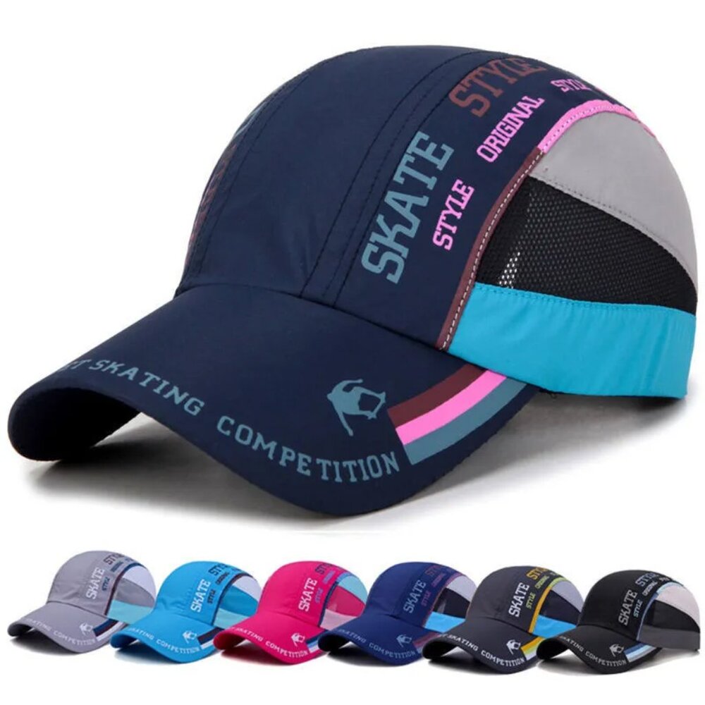 Unisex Skate, sports Outdoor Sunshade Quick-Drying Breathable Mountaineering Hat